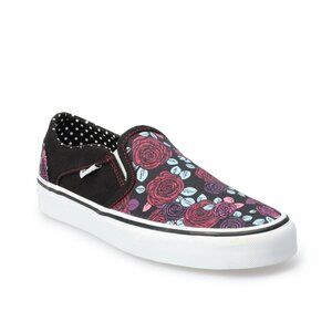 Vans Asher Romantic Floral Classic Slip-On Skate Sneaker